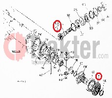 INGRANAGGIO CONICO BOBINA ORIGINAL KUBOTA ta040-12013 34550-12010