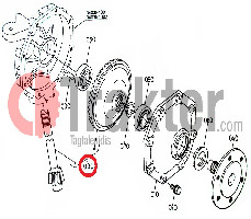 ΚΟΡΩΝΑ ΠΗΝΙΟ ΕΜΠΡΟΣ ΤΡΟΧΟΥ ORIGINAL KUBOTA 34030-99650