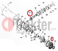 INGRANAGGIO CONICO BOBINA ORIGINAL KUBOTA ta020-12013 ta020-12010 34070-12010