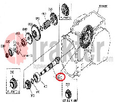 ΚΟΡΩΝΑ ΠΗΝΙΟ ΠΙΣΩ ΔΙΑΦΟΡΙΚΟΥ ORIGINAL KUBOTA 37410-99420 37410-99423