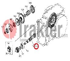 KEGEL- UND TELLERRAD DIFFERENTIAL HINTEN ORIGINAL KUBOTA 37410-99400 37410-99410