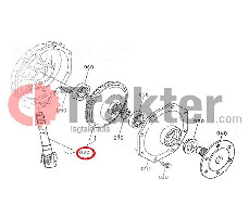 GEAR BEVEL COIL ORIGINAL KUBOTA 37410-99300 37415-99300