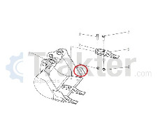 DIENTE LATERAL DE LA CUCHARA PARA MINIEXCAVADORA DE ORUGAS