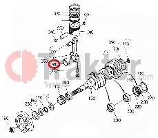 PLEUELLAGER ORIGINAL KUBOTA 0,2mm ORIGINAL KUBOTA 17311-22970 17331-22970
