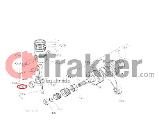 PERNO DI BIELLA ALBERO MOTORE METALLICO 0.20 ORIGINAL KUBOTA 16241-22970 16292-22972