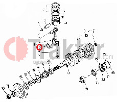 METAL CRANKPIN ROD CONNECTING CRANKSHAFT 040