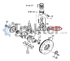 PLEUELLAGER STD ORIGINAL ISEKI 6212-271-009-00