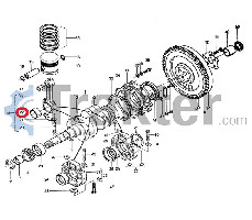 PLEUELLAGER ORIGINAL KUBOTA 15231-22310