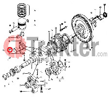 PLEUELLAGER ORIGINAL KUBOTA 15231-22310