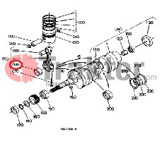 PLEUELLAGER ORIGINAL KUBOTA 15694-22310 15531-22310 15261-22310 15694-22311