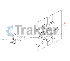 METALL-KURBELZAPFEN-KURBELWELLENSATZ 0,50 ORIGINAL ISEKI 6211-540-001-00