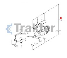 KURBELWELLENLAGER SET 025 ORIGINAL ISEKI 6211-530-008-00