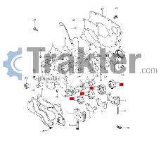 ΚΟΥΖΙΝΕΤΑ ΒΑΣΕΩΣ ΣΤΡΟΦΑΛΟΥ SET ORIGINAL ISEKI 5650-040-816-00 561A-090-101-00