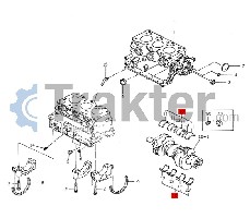 PERNO DI BIELLA ALBERO MOTORE METALLICO SET ORIGINAL ISEKI 6211-510-004-00