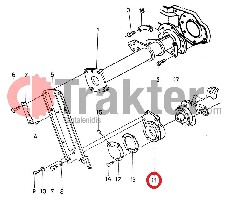 ZAPPATRICE ALBERO PORTALAME ORIGINAL KUBOTA 66613-32610