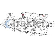 SUPPORTO TRINCIATRICE CUSCINETTO EF