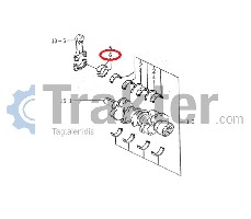BIELLA METALLICO ALBERO MOTORE 0,50 ORIGINAL ISEKI 6212-264-009-00