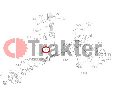 METAL CRANKPIN CRANKSHAFT 1 -0,2MM ORIGINAL KUBOTA 15221-23910 17331-23910 17311-23910