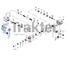 CUSTODIA BISELLATA IN METALLO ORIGINAL ISEKI 8663-202-052-10