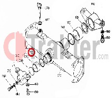 PERNO DI BIELLA METALLICO DIFFERENZIALE ANTERIORE O