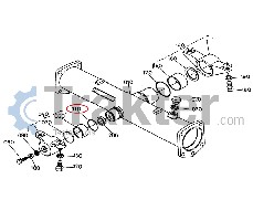 PERNO DI BIELLA METALLICO DIFFERENZIALE ANTERIORE O