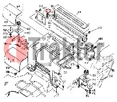 GUMMIABDECKUNG SEILZUG ORIGINAL KUBOTA 34671-48730