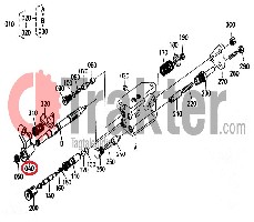 LEVA COMANDO IDRAULICO ORIGINAL KUBOTA 6c040-36650 6c040-36652