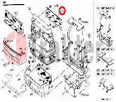GRILLMASKE NETZ VORN ORIGINAL KUBOTA 34070-40914 34070-40910