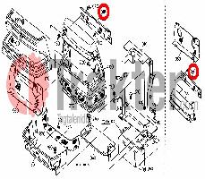 COPERTURA GRIGLIA ORIGINAL KUBOTA t0270-40913