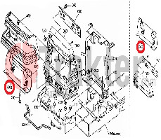 GRILLMASKE NETZ ORIGINAL KUBOTA t0290-80847 t0290-80846