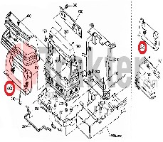 GRILLMASKE NETZ ORIGINAL KUBOTA t0290-80847 t0290-80846