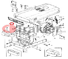 GRIGLIA MASCHERINA LUCI ORIGINAL ISEKI 1434-601-003-00