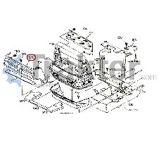 GRIGLIA MASCHERINA RADIATORE ORIGINAL KUBOTA t0070-41832 t0070-41830