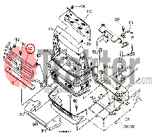 GRIGLIA MASCHERINA RADIATORE ORIGINAL KUBOTA t0070-41832 t0070-41830
