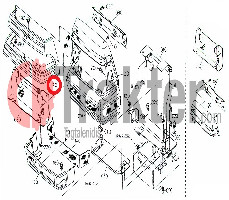 GRIGLIA MASCHERINA RADIATORE ORIGINAL KUBOTA t0270-41830 t0270-41834