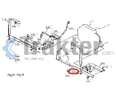 PIEDE DI COPERTURA ORIGINAL KUBOTA H3130-29630 30400-29630