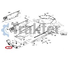 GRIGLIA MASCHERINA ΙNFERIORE ORIGINAL KUBOTA 67955-53310