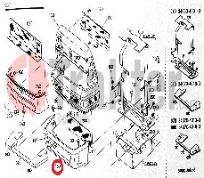 MASCHERINA LATOINFERIORE ORIGINAL KUBOTA 34550-41060