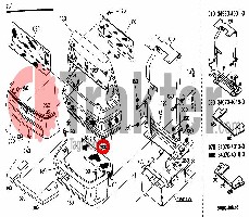 GRIGLIA MASCHERINA COPERTURA LATOINFERIORE ORIGINAL KUBOTA 34550-41070 34550-41073