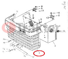 GRILLE MASK ORIGINAL KUBOTA 31351-18230