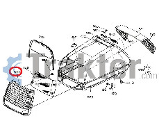 GRIGLIA MASCHERINA ORIGINAL KUBOTA 67950-53250