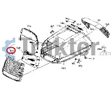GRIGLIA MASCHERINA ORIGINAL KUBOTA 67950-53250