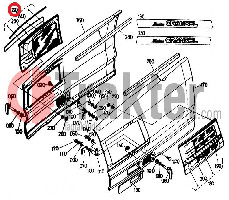 SEITEN-GRILLMASKE RECHTS GEBRAUCHT