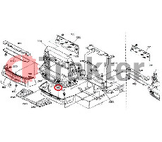 ΜΑΣΚΑ ΠΛΑΣΤΙΚΗ ΚΑΤΩ ORIGINAL KUBOTA 34070-41060 34070-41063