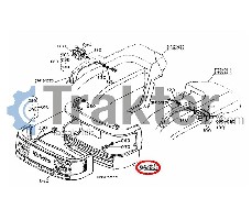 GRIGLIA MASCHERINA IN FERRO ORIGINAL KUBOTA 37570-54310