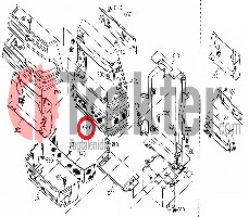 GRIGLIA MASCHERINA IN FERRO ORIGINAL KUBOTA t0270-41014 t0270-41010