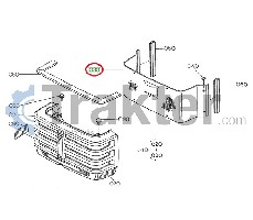 GRILLMASKE NETZ ORIGINAL KUBOTA 6C090-54430 6C090-54432