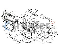 KÜHLERDECKEL OBERLENKER ORIGINAL KUBOTA t0070-40010