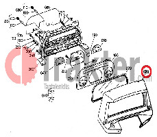 ARMATURENBRETT AUSSENABDECKUNG KUNSTSTOFF ORIGINAL KUBOTA 34070-43020