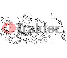 GRIGLIA MASCHERINA SPUGNA METALLO ORIGINAL KUBOTA 34070-40610